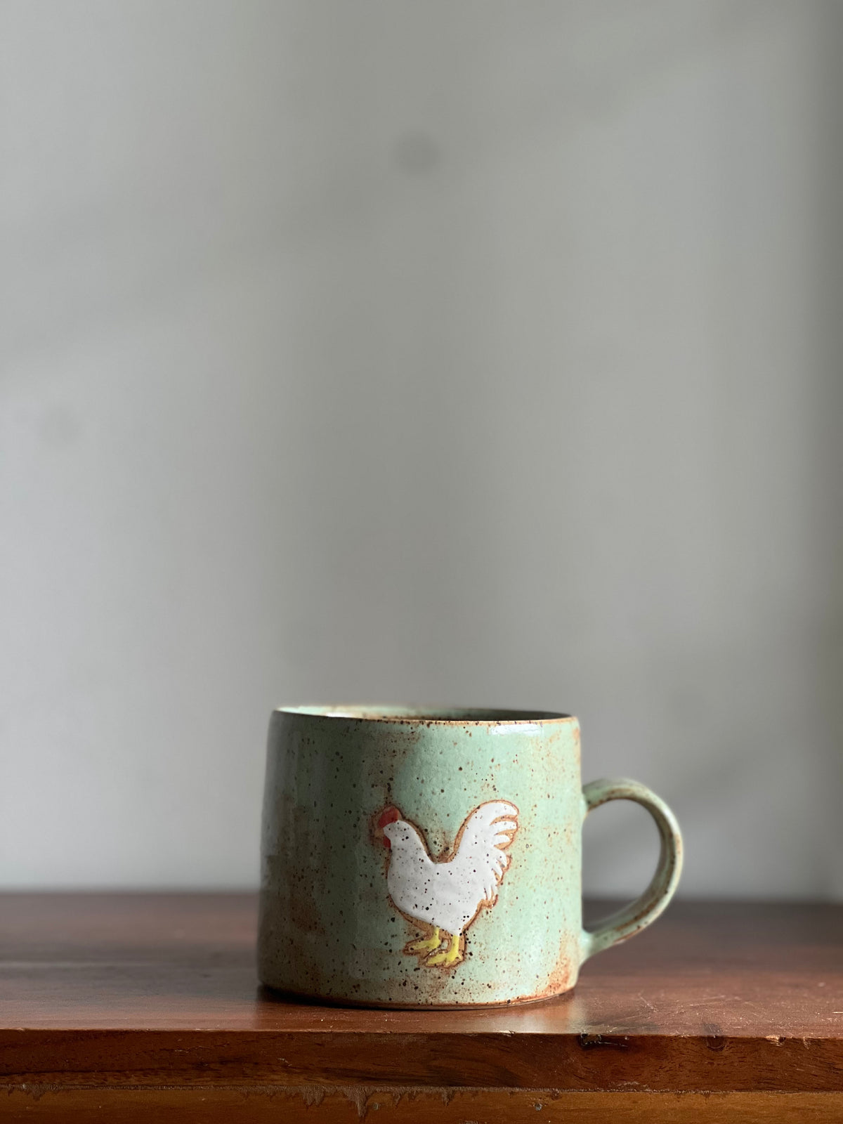 White Chicken Mug